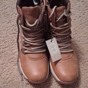 Maurices Brown Lace-Up Boots